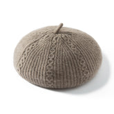 100% Cashmere Beret Beanie Hat Cap Winter Warm Cashmere Hats